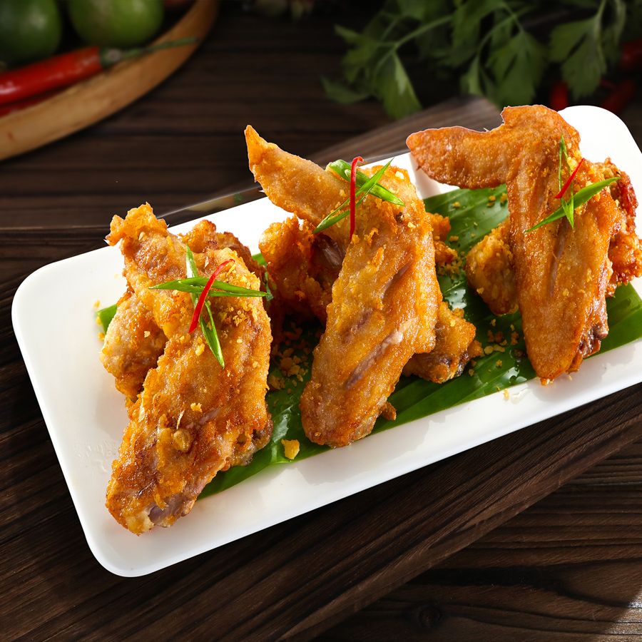 Deep-Fried Chicken Wings