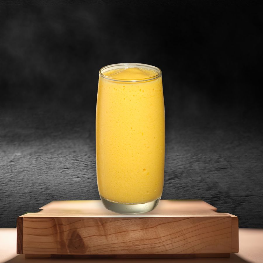 Blended Mango Juice with Fresh Milk