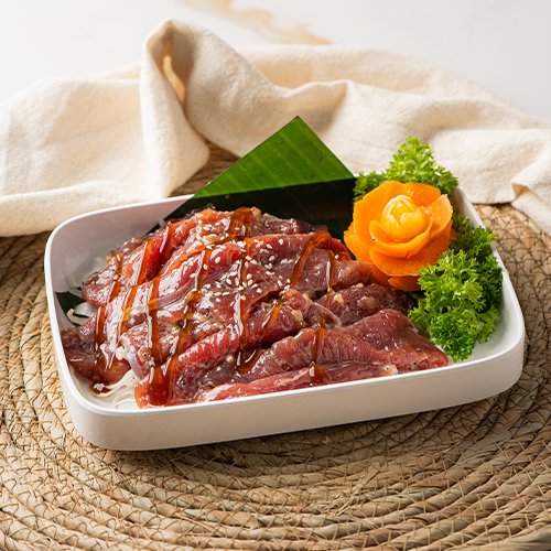 Marinated Black Pepper Beef Chop