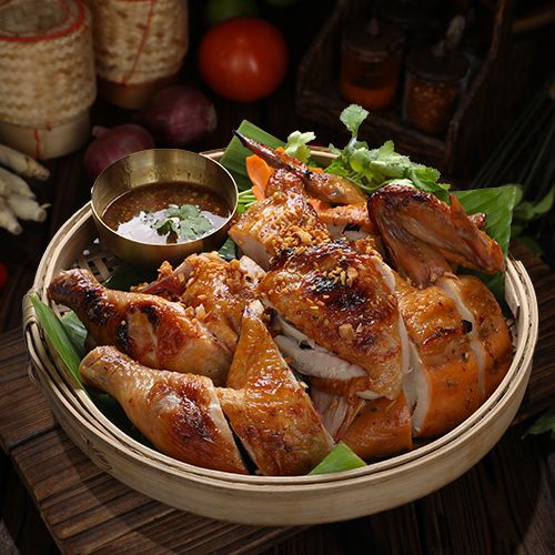BBQ Chicken Marinated with Thai Herbs (Gai Yang)