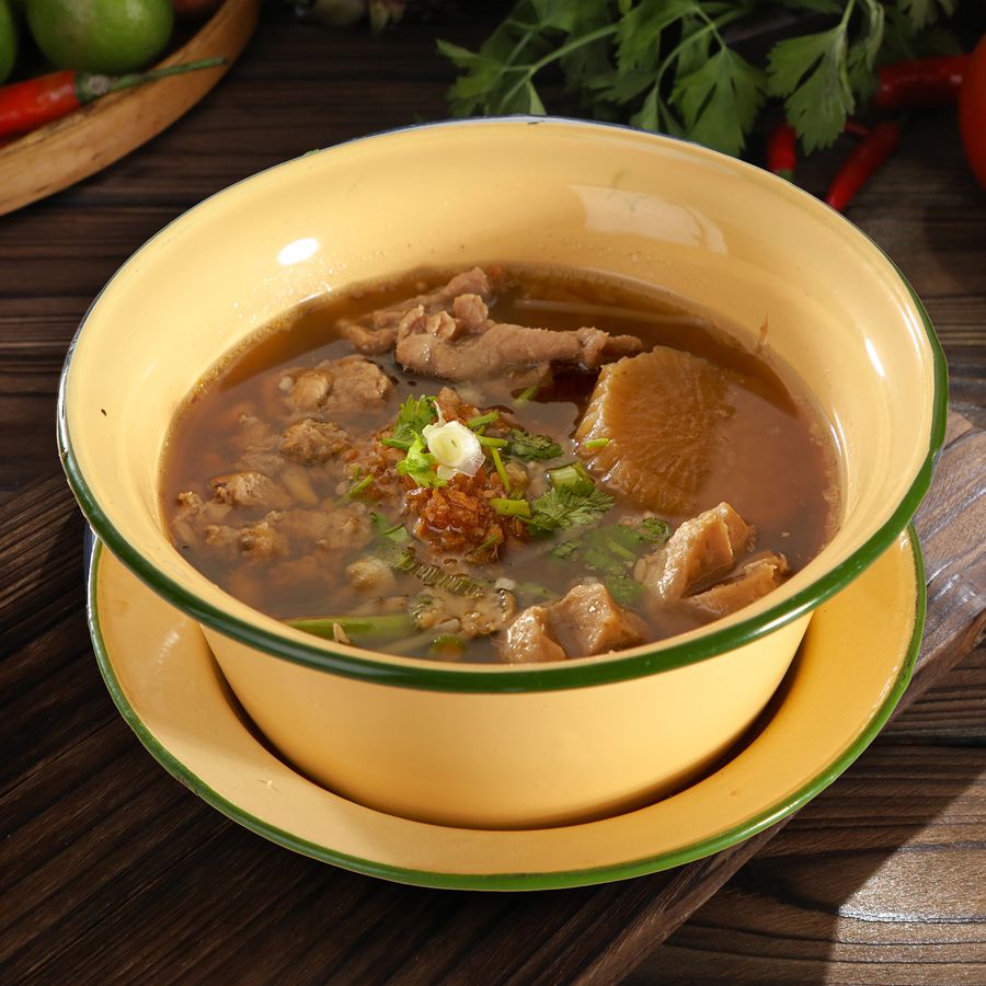 Pork & Vegetable Soup (Khao Lao Moo)