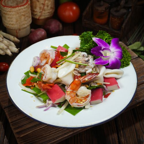 Spicy Mixed Seafood Salad