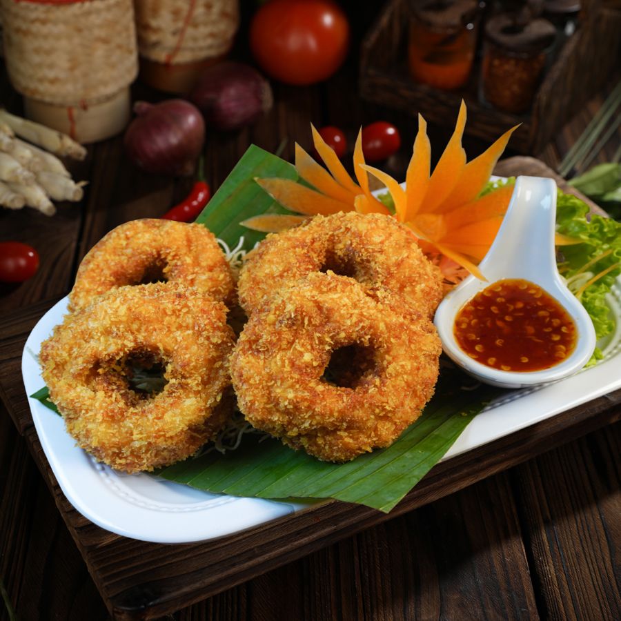 Deep-Fried Prawn Donuts