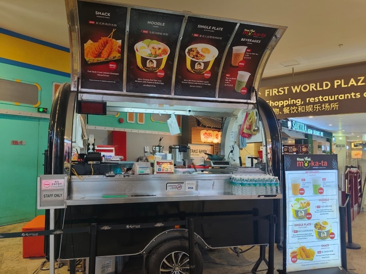 Krua Thai food truck at Sky Avenue, Genting Highlands