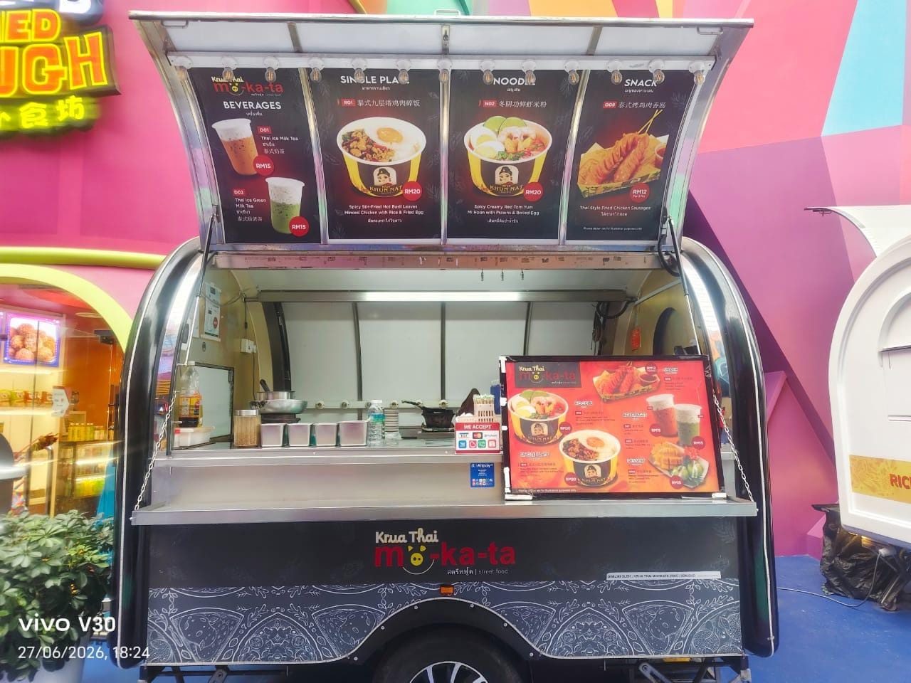 Krua Thai food truck at Genting Theme Park